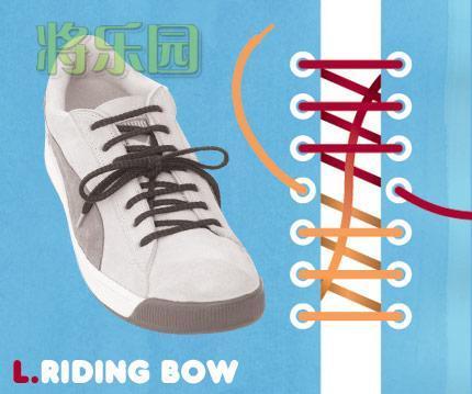 穿鞋带的方法花式