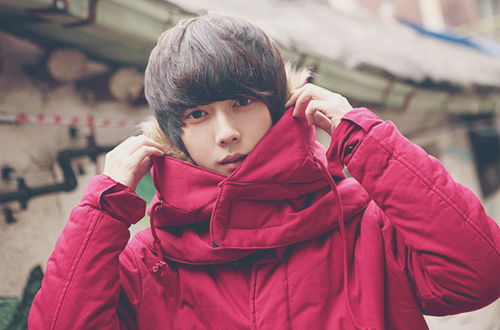 女生送男生围巾