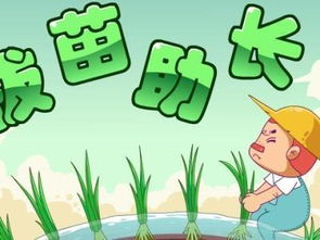 拔苗助长寓意英语