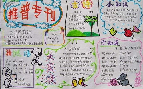 普通话手抄报内容