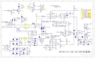 求美的电磁炉C21-SK2105电路图