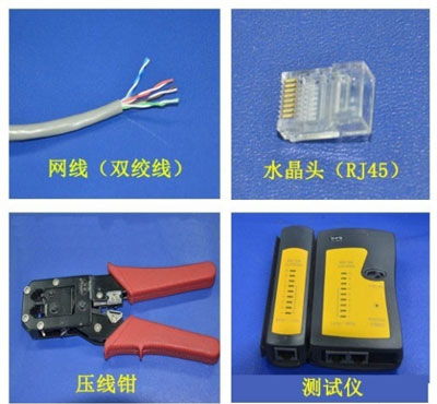 制网线水晶头里排线的顺序?