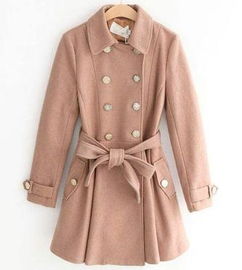 呢子大衣蝴蝶结怎么打