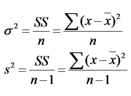 方差公式是什么