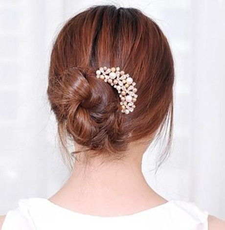 丸子头怎么梳视频