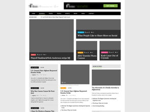 有那些比较大的国外的新闻网站?