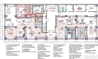 展厅设计效果图怎么样打灯光