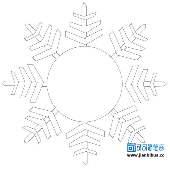雪花怎么画简笔画