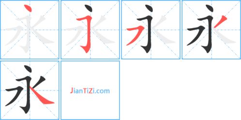 永字笔顺笔画