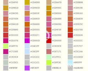 字体颜色代码格式,网页设计字体颜色代码