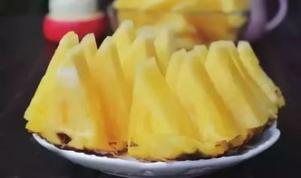 菠萝切法图解视频教程