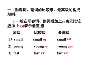 比较级和最高级的区别？