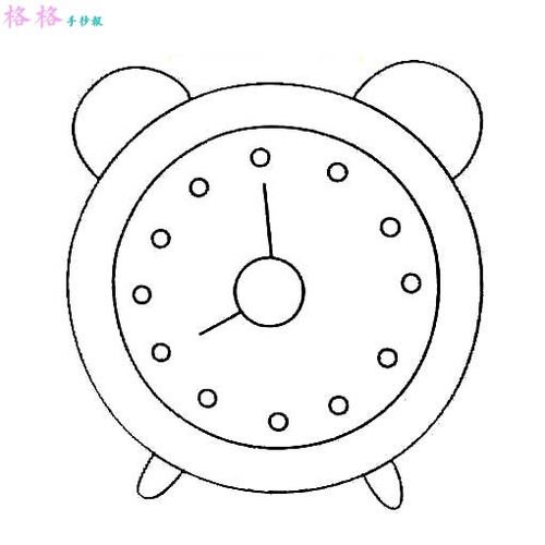 钟简笔画图片大全