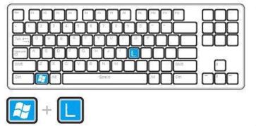 电脑锁屏键盘快捷键