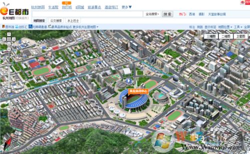 怎么实现E都市中的三维地图