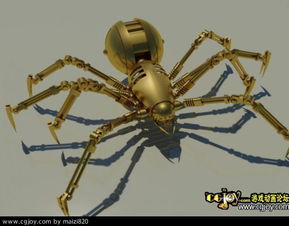 一部电影，里面有一个大的机械蜘蛛。