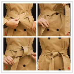 呢大衣蝴蝶结的打法有哪些 腰带蝴蝶结打法图解