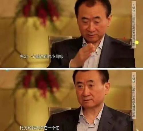 万王健林的小目标图片,万王健林的小目标什么时候说的
