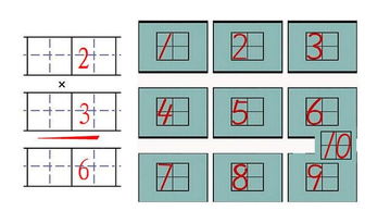数字6的田字格正确写法