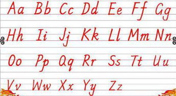 26个大小写字母表图片