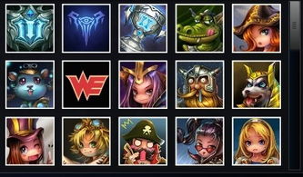 英雄联盟召唤师图标都是什么英雄