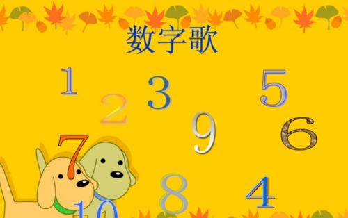 幼儿园1一10数字顺口溜儿歌，数字儿歌1像铅笔1一10