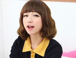 齐肩发型图片烫发韩国女