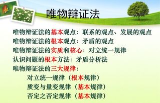 唯物辩证法的三大规律是什么