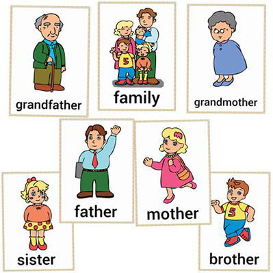 20个家庭成员的英语单词