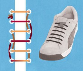 鞋带的穿法视频,鞋带的穿法两排孔