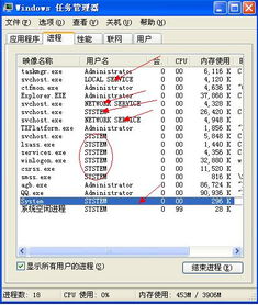 系统进程有哪些?分别是什么意思?