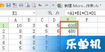 excel函数公式大全乘法除法