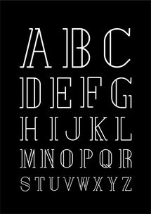 中英文字体设计构成有何不同