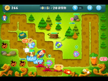 保卫萝卜挑战第6关攻略