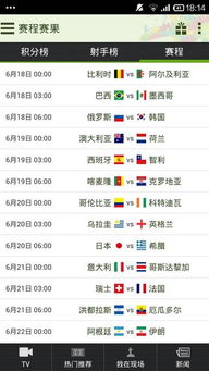 今天世界杯比赛赛程是什么