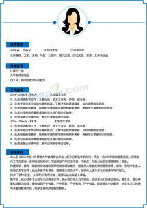 硕士研究生复试个人简历及自述