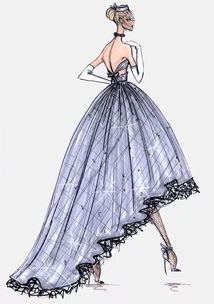 服装设计手稿图国风