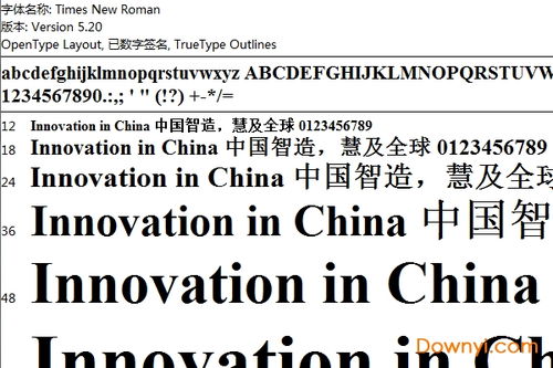 罗马字体是什么