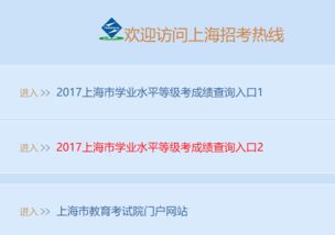 如何进入上海招考热线-“查询系统页面”？