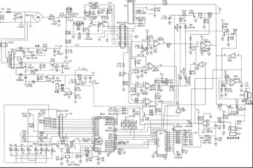 美的电磁炉c22ht2218hm的电路图