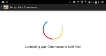 手机chrome怎么投射到chromecast上