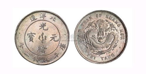 光绪元宝 湖北省造,光绪元宝 库平七钱二分