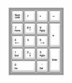 电脑键盘指法示意图