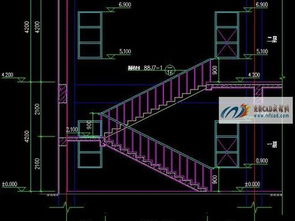 cad如何绘制楼梯剖面图