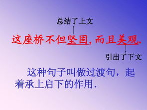 过渡句是什么意思?怎么写