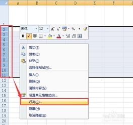 excel行高怎么设置自动调整