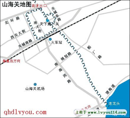 从中国地图里找一找山海关和嘉峪关的位置
