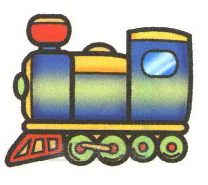 蒸汽火车简笔画图片