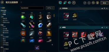 锐雯出装2021手游,锐雯出装端游