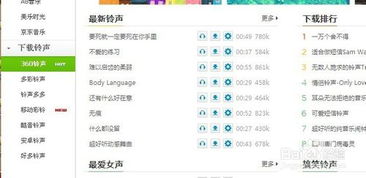 推荐一些适合做手机铃声的歌曲